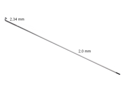 Kodar 257×2,0-2,34mm Mach1, roostevaba teras hõbe