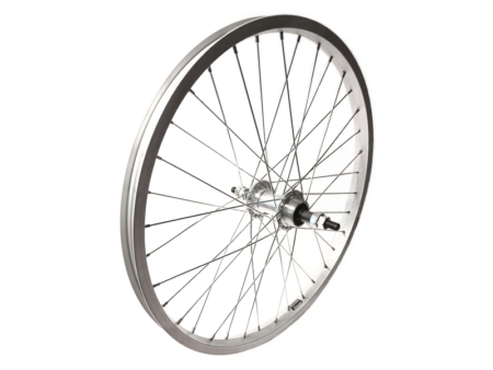 Tagaratas 20 tolli tirrile 36H Shining alu hõbe, ühekordne