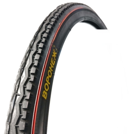 Väliskumm 24x1/2 tolli 37-533, must punase joonega