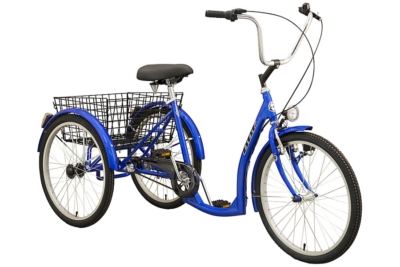 Kolmerattaline jalgratas 24 tolli 3 käiku R42 BBF MEERSBURG, sinine
