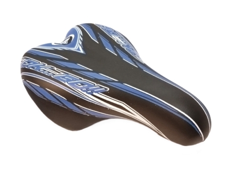 Laste sadul 12-18 tolli Selle Monte Grappa OK-GO, must-sinine-valge