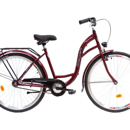 Naiste jalgratas 28 tolli 1 käik R48 Zeger Classic, punane