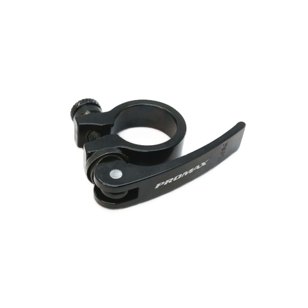 Sadulaklamber 28,6mm QR Promax, alu must