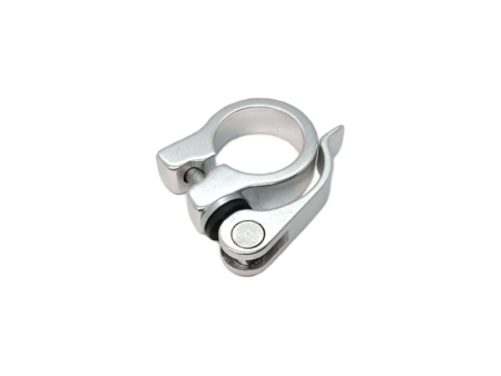 Sadulaklamber 31,8mm QR, alumiinium hõbedane