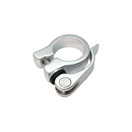 Sadulaklamber 31,8mm QR, alumiinium hõbedane