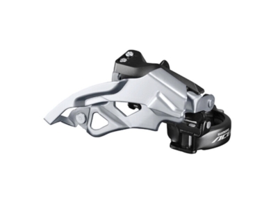 Esivahetaja 9 käiku Shimano Acera FD-T3000-TS6 34,9mm Top Swing Dual Pull 48T, hõbe-must