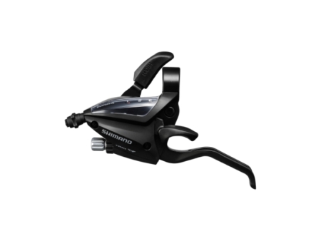 Käiguheebel 3 käiku vasak Shimano Altus ST-EF500-L2A EZ-Fire Plus must, trossiga