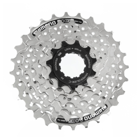 Kassett 7-ne 11-28T Shimano Acera CS-HG41-7, nikkel