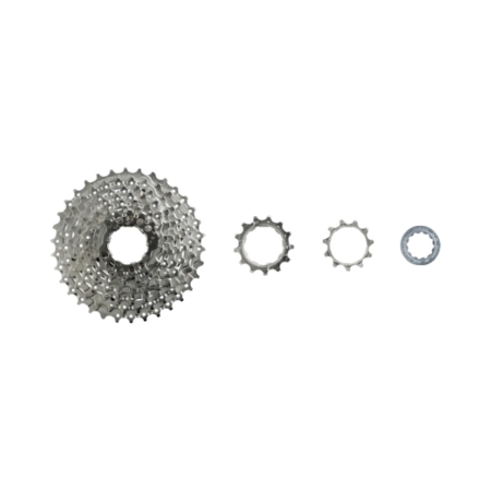 Kassett 9-ne 11-34T Shimano Alivio CS-HG400-9, nikkel