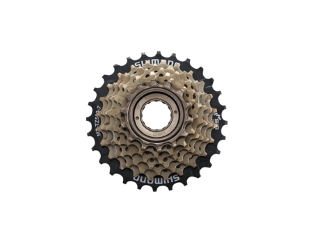 Tirr 7-ne 14-28T Shimano Tourney MF-TZ500-7, pruun-must