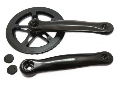 Vändad 170mm 38T Ensu YC-38SA, alu must