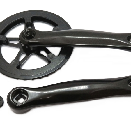 Vändad 170mm 38T Ensu YC-38SA, alu must