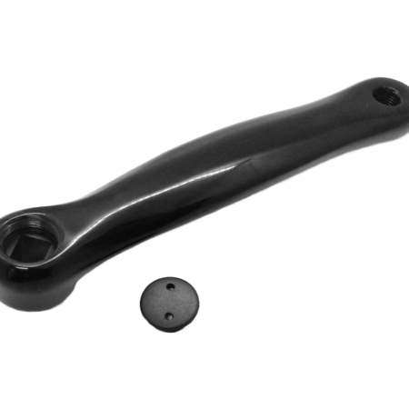 Vänt vasak 175mm, alumiinium must