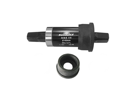 Keskjooks 127x68mm pressitav Ø40mm nelikant SunRace BBS-08