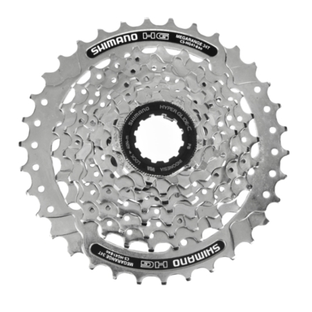 Kassett 8-ne 11-34T AO Shimano Acera CS-HG41-8, nikkel