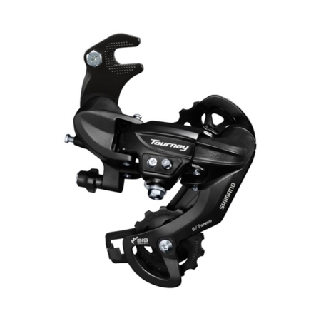 Tagavahetaja 6-7 käiku Shimano Tourney RD-TY300 SGS Road Type kõrvaga, must