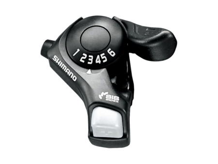 Käiguheebel 6 käiku parem Shimano Tourney SL-TX30 Thumb Shifter must, 2050mm trossiga