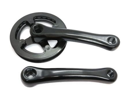 Vändad 152mm 28T alu must