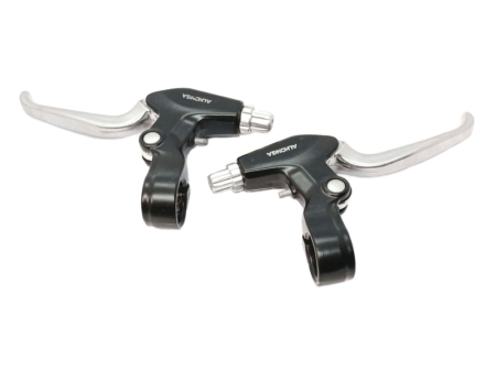 Pidurilingid V-pidurile Alhonga HJ-3022ADV, alu hõbe-must