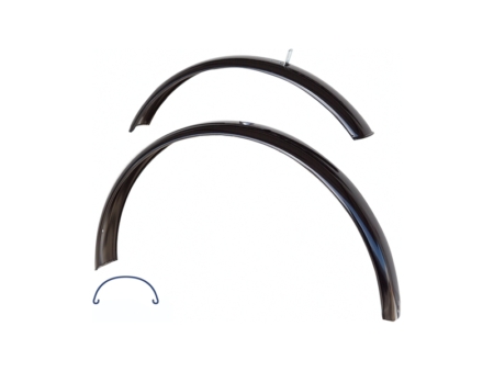 Porilauad 28 tolli 55mm Büchel, teras must