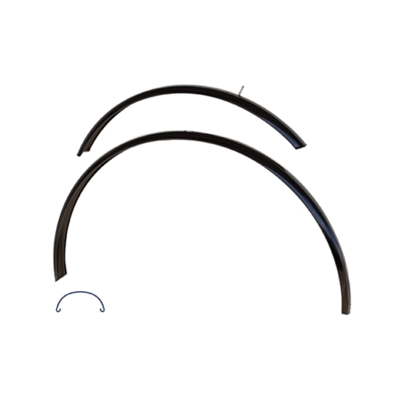 Porilauad 28 tolli 45mm Büchel, teras must