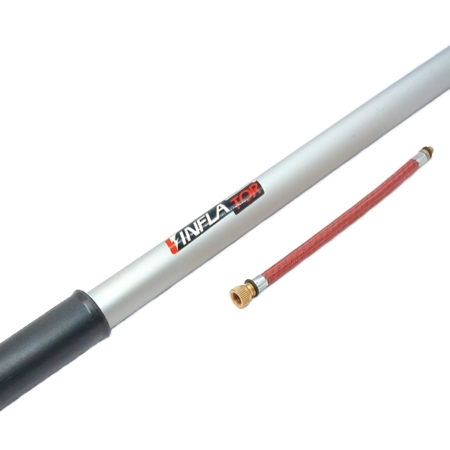 Rattapump Inflator 400mm AV voolikuga, alu