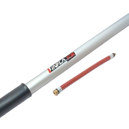 Rattapump Inflator 400mm DV voolikuga, alu