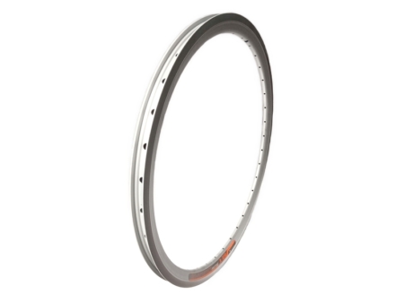 Pöid 24 tolli 36H Shining A-320 30mm alu hõbe, topelt