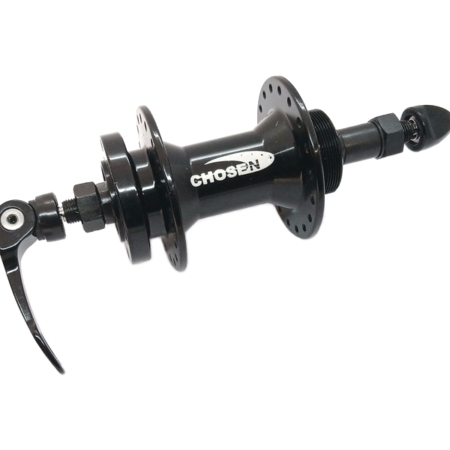 Tagarumm ketaspidurile 6-polt ja tirrile 36H Chosen, alu must QR