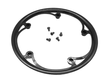 Ketikaitse 48T 5 auku BCD 146mm Lasco, plast must