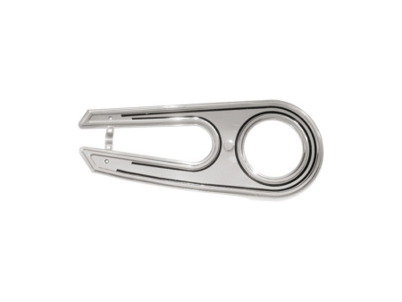 Ketikaitse täispikk 46T Horn, alu hõbe poleeritud