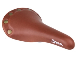 Sadul Velo ProX VL-1221 274x152mm neetidega, kunstnahk pruun