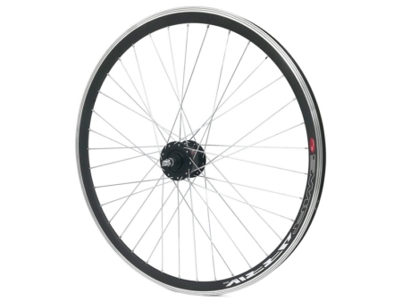 Esiratas 28 tolli 622-19 36H Stars Swift Arriv Cone alu must, Shimano dünamorumm