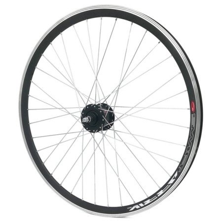 Esiratas 28 tolli 622-19 36H Stars Swift Arriv Cone alu must, Shimano dünamorumm