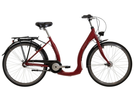 Naiste jalgratas 28 tolli 3 käiku alu R46 HD BBF Trondheim, bordoo