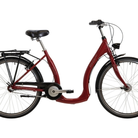 Naiste jalgratas 28 tolli 3 käiku alu R46 HD BBF Trondheim, bordoo