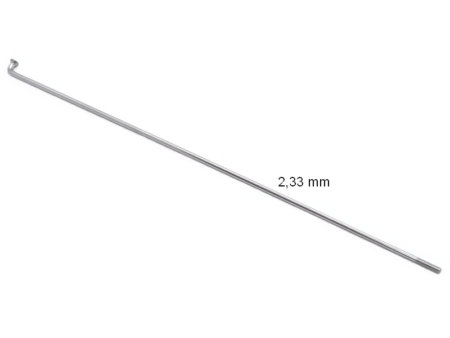 Kodar 250×2,33mm Alpina Niro F1 elektrirattale, roostevaba teras hõbe
