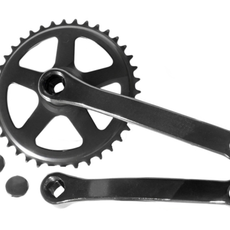 Vändad 170mm 38T, teras must