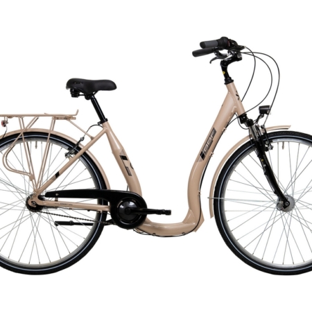 Naiste jalgratas 28 tolli 7 käiku NX alu R46 HD BBF Easy Entry, beež