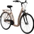 Naiste jalgratas 28 tolli 7 käiku NX alu R46 HD BBF Easy Entry, beež