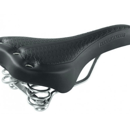 Sadul Selle Monte Grappa British 270x160mm vedrudega, kunstnahk must