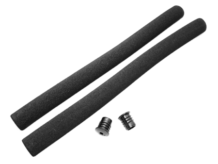 Käepidemed 400mm Point HD Foam, vahtkumm must