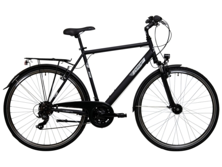 Meeste jalgratas 28 tolli 21 käiku teras R53 BBF Trekking Mallorca, must