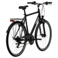 Meeste jalgratas 28 tolli 21 käiku teras R53 BBF Trekking Mallorca, must