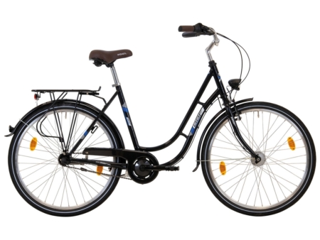 Naiste jalgratas 26 tolli 3 käiku teras R50 BBF Special, must