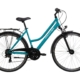Naiste jalgratas 28 tolli 21 käiku teras R48 Panther Trekking Laval 1.0, türkiis