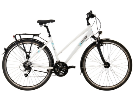 Naiste jalgratas 28 tolli 24 käiku alu R46 BBF Trekking Special, valge