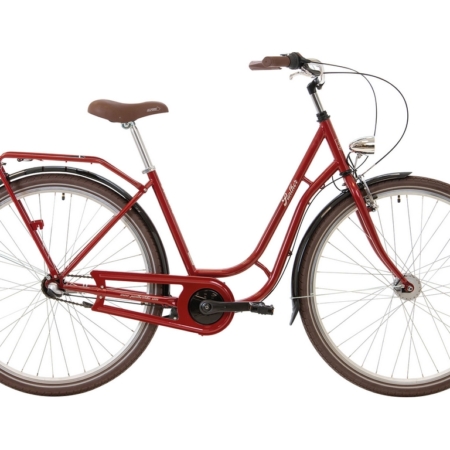 Naiste jalgratas 28 tolli 3 käiku teras R48 Panther Antero 1.0, bordoo