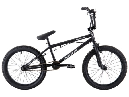 Poiste jalgratas 20 tolli 1 käik teras R25 Checker Pig Jumping Pig BMX, must