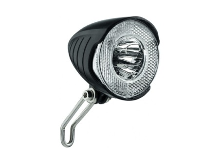 Esituli dünamole Büchel City S 1LED 30Lx, lüliti, juhtme ja tulehoidjaga